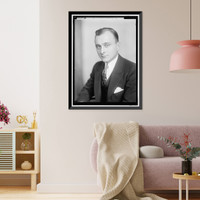 Historic Framed Print, ZIRKLE, GLENDON M. PORTRAIT,  17-7/8" x 21-7/8"