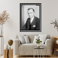 Historic Framed Print, ZIRKLE, GLENDON M. PORTRAIT,  17-7/8" x 21-7/8"