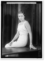 Historic Framed Print, ARGUELLO, CHITA. PORTRAIT - 3,  17-7/8" x 21-7/8"