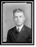 WENGROVINS, DONALD V. MIDSHIPMAN. PORTRAIT, Antique Print