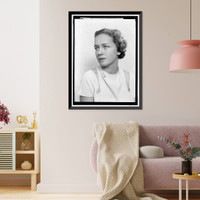 Historic Framed Print, WATKINS, ELIZABETH H. PORTRAIT,  17-7/8" x 21-7/8"