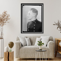 Historic Framed Print, WITHERS, AMBROSE G. MIDSHIPMAN. PORTRAIT,  17-7/8" x 21-7/8"