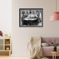 Group: includes William Jennings Bryan (at desk, 2nd from right); and Josephus Daniels, middle of 2nd row, Vintage Wall Art