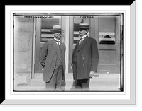 Historic Framed Print, Former Gov. Warmoth, Ky. and Sec'y Nagel,  17-7/8" x 21-7/8"
