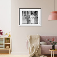 Historic Framed Print, S.S. Koenig & wife,  17-7/8" x 21-7/8"