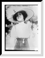 Historic Framed Print, Mrs. Creel-Barnes,  17-7/8" x 21-7/8"
