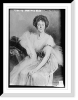 Historic Framed Print, Mrs. H.P. Fletcher (Beatrice Bend),  17-7/8" x 21-7/8"