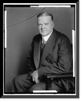 Historic Framed Print, HOOVER, HERBERT C. - 26,  17-7/8" x 21-7/8"