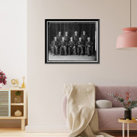 Historic Framed Print, SUPREME COURT, U.S. HUGHES COURT,  17-7/8" x 21-7/8"