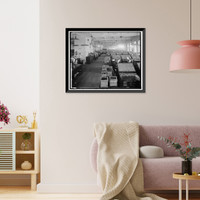 Historic Framed Print, GOVERNMENT PRINTING OFFICE. TYPE SETTING,  17-7/8" x 21-7/8"