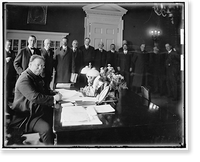 TAFT, WILLIAM HOWARD. SIGNING NEW MEXICO STATEHOOD BILL, Antique Wall Art