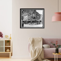 Historic Framed Print, DAVIS, JAMES STORE, 12TH STREET,  17-7/8" x 21-7/8"