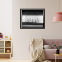 QUAKER LACE COMPANY. WINDOW DISPLAY, Vintage Wall Art