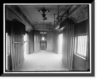 WASHINGTON & OLD DOMINION R.R. CAR INTERIOR, Antique Wall Art