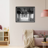 WASHINGTON & OLD DOMINION R.R. CAR INTERIOR, Antique Wall Art