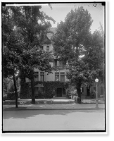 Historic Framed Print, HOOVER, HERBERT C. HOME, EXTERIOR,  17-7/8" x 21-7/8"