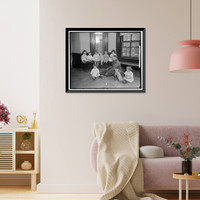 Historic Framed Print, FOUNDLING HOSPITAL. PLAYROOM - 2,  17-7/8" x 21-7/8"