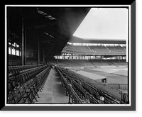 Historic Framed Print, WASHINGTON BASEBALL GRAND STAND,  17-7/8" x 21-7/8"