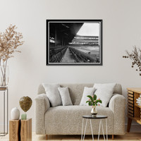 Historic Framed Print, WASHINGTON BASEBALL GRAND STAND,  17-7/8" x 21-7/8"