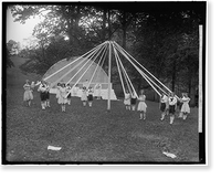 SWEET BRIAR COLLEGE. MAY DAY EXERCISES Classic, Antique Print