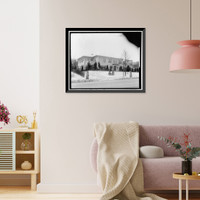 Historic Framed Print, DAVIS, JAMES J., HOME EXTERIOR,  17-7/8" x 21-7/8"