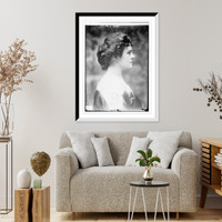Historic Framed Print, Mrs. David Beach,  17-7/8" x 21-7/8"