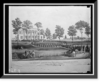 The Hermitage. Jackson's tomb and Andrew J. Donelson's residence. 12 miles from Nashville, Tennessee. Taken at this spot March 29, 1856, Vintage Poster