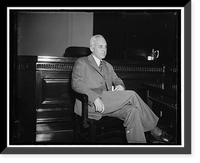 Historic Framed Print, Rockefeller's son-in-law before Sec. Inquiry. Washington, D.C., Dec. 17. David Milton, John D. Rockefeller's son-in-law, appeared before the Securities and Exchange Commission Investment Trust Inquiry.,  17-7/8" x 21-7/8"