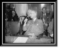 Historic Framed Print, Morgan partner testifies. Washington, D.C., Dec. 18. Appearing at the Senate Railroad Financing Inquiry today, Arthur M. Anderson, Partner in J.P. Morgan & Co.,,  17-7/8" x 21-7/8"