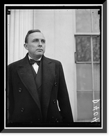 Historic Framed Print, Discusses Georgia's problems with President. Washington, D.C., Dec. 22. Governor-elect E.D. Rivers was at the White House today where he discussed Georgia's problems with President Roosevelt,  17-7/8" x 21-7/8"