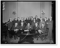 Historic Framed Print, To fight curtailment of aid for drought-stricken farmers. Washington, D.C., Dec. 30.,  17-7/8" x 21-7/8"