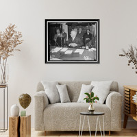 Historic Framed Print, Thomas W. Lamont, R.R. hearing, Senate,  17-7/8" x 21-7/8"