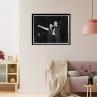 Historic Framed Print, Mrs. J. Borden Harrisman & Sir Ronald Lindsey,  17-7/8" x 21-7/8"