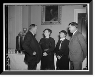 Historic Framed Print, Reception for Governor Browning, 1/37,  17-7/8" x 21-7/8"