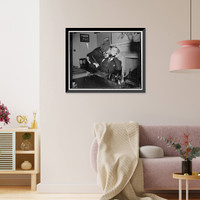 Sen. Smathers gets kiss from daughter Jane, Vintage Wall Art