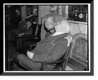 Historic Framed Print, What we do now." Washington,  D.C.,  May 18. Senator Matthew M. Neely (left) of West Virginia and Senator William H. Dietrich (right) of Ill.,  17-7/8" x 21-7/8"
