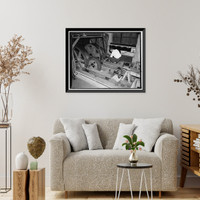 Historic Framed Print, Tire testing machine. Washington, D.C., May 20. Testing wear and tear on tires with this tire testing machine at the Bureau of Standards is W.D.,  17-7/8" x 21-7/8"