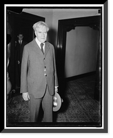 Historic Framed Print, Justice Cardozo reaches 67th milestone. Washington, D.C., May 5. Justice Benjamin Cardozo as he appeared today on his 67th birthday.,  17-7/8" x 21-7/8"