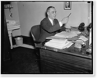 Tom Younger, Custodian of Senate Office bldg., 5/29/37, Antique Wall Art