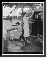 Trailer camp, 6/4/1937 Classic, Historic Print