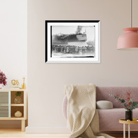 Historic Framed Print, Florida, U.S.N. battleship,  17-7/8" x 21-7/8"