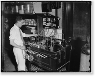 U.S. conducts tests to improve acidity standards. Washington, D.C. June 16. At the National Bureau of Standards, Dr. Walter J. Hamer is making very accurate electrometric measurements on acidity