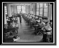 Historic Framed Print, Baltimore, MD. For every Social Security Account Number issued an emploee master card" is made in the Social Security Board Records Office.,  17-7/8" x 21-7/8"