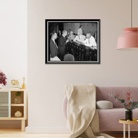 Historic Framed Print, Treasury Head asks changes to plug tax leaks. Washington, D.C. June 17.,  17-7/8" x 21-7/8"