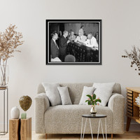 Historic Framed Print, Treasury Head asks changes to plug tax leaks. Washington, D.C. June 17.,  17-7/8" x 21-7/8"