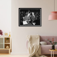 Historic Framed Print, Treasury Heads urge stricter tax laws. Washington, D.C. June 17.,  17-7/8" x 21-7/8"