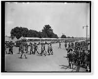 Historic Framed Print, Boy Scouts sightseeing on the Capitol transit buses,  17-7/8" x 21-7/8"