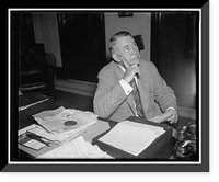 Historic Framed Print, May be new majority leader. Washington D.C. July 20. A deep thinker is Senator Alben W.,  17-7/8" x 21-7/8"