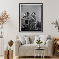 Historic Framed Print, Washington D.C. July 27. One of the most beautiful of the Senate Ladies, Mrs. Claude Pepper, Wife of the Senator from Florida , needs little artificial makeup to enhance her beauty.,  17-7/8" x 21-7/8"