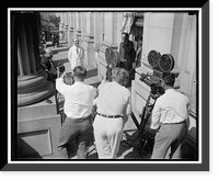 Supreme Court appointee faces movie cameras. Washington, D.C. Aug. 12. Shortly after he was nominated as a member of the United States Supreme Court today, Senator Hugo L, Vintage Poster